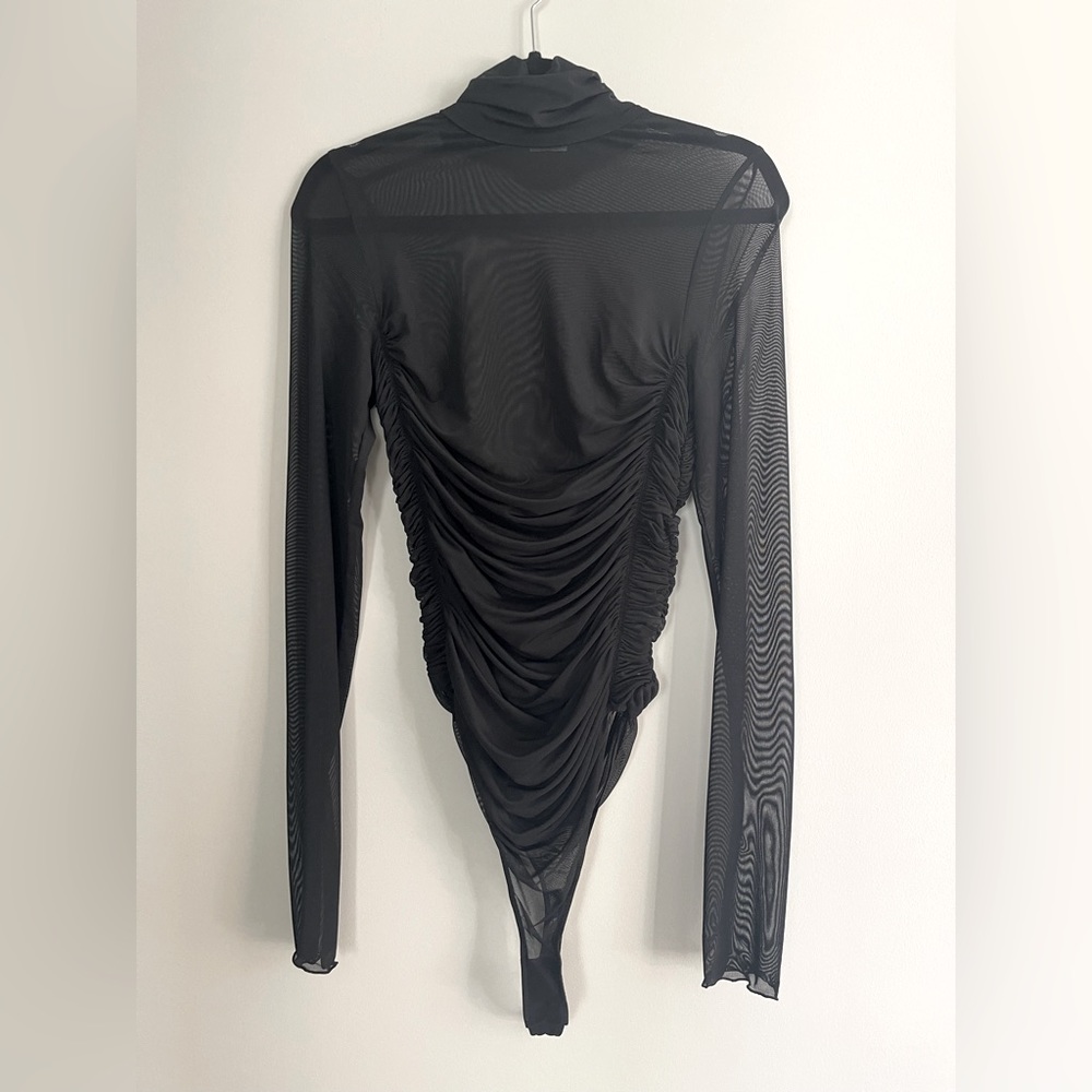 Free People Intimates collection black mesh bodysuit
